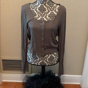 Green/grey long sleeve